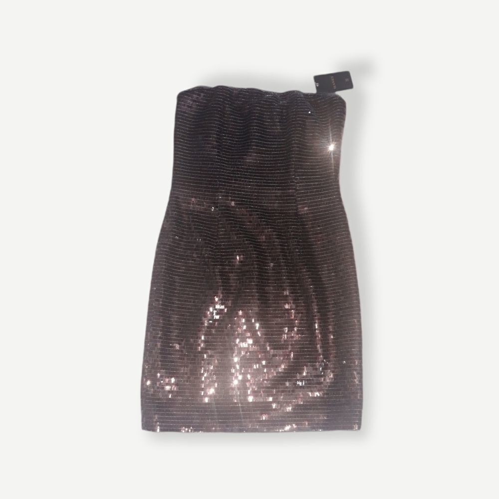Haney Naomi Sequin‎ Dress Sz 4 - Picture 5 of 8